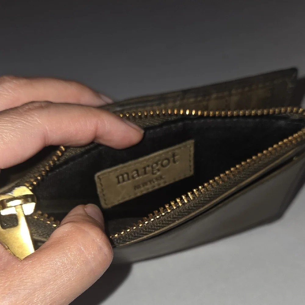Margot Black Quilted Wallet
